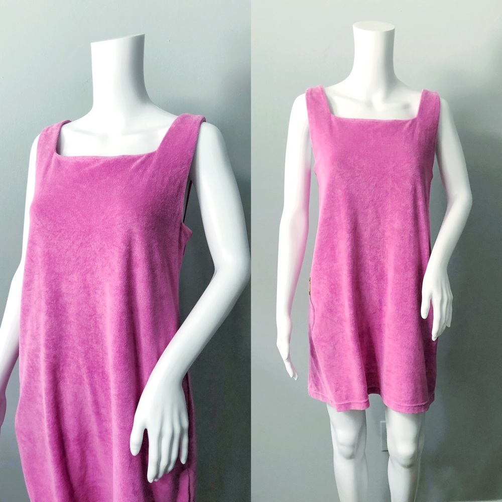 🚫 SOLD 🚫 Vintage Liz Claiborne Terry Cloth Dress Pockets